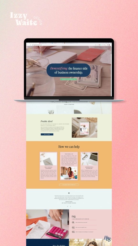 Website Homepage design