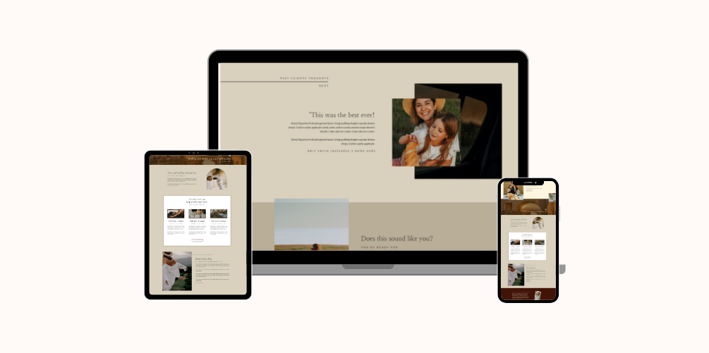 responsive websites with Showit