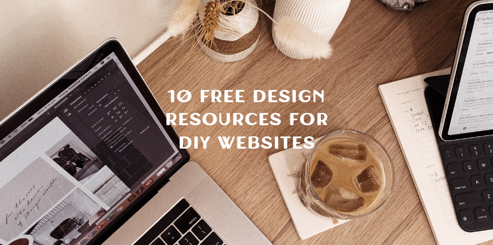 10 Free Design Resources for DIY Websites