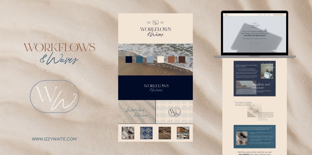 branding and website design with izzy waite design