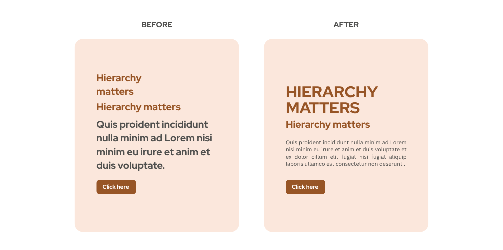 clean design examples
