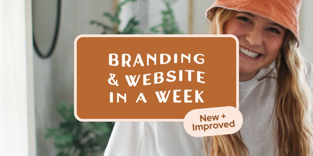 branding and website design in a week IWD